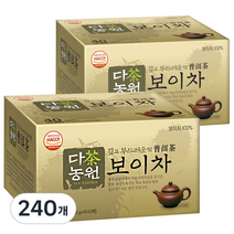 다농원 보이차, 0.6g, 240개