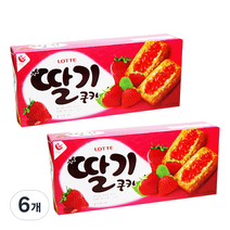 딸기쿠키, 230g, 6개