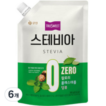 큐원 스테비아, 380g, 6개