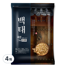 오리지널그레인 백태, 1kg, 4개