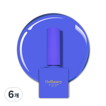 벨랑시 원스텝 젤네일 10ml, SN 22 스카이 블루, 6개