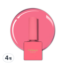 벨랑시 원스텝 젤네일 10ml, SN 11 핑크, 4개