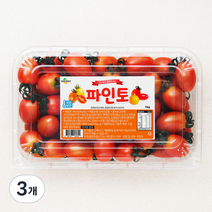 파인토 스테비아 대추방울토마토, 1kg, 3개