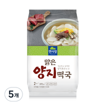 면사랑 맑은 양지 떡국 2인, 372g, 5개
