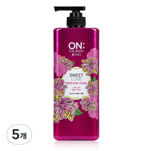 온더바디 스위트 러브 퍼퓸 바디워시, 865ml, 5개