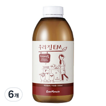 에버미라클 우리집EM 활성액, 500ml, 6개