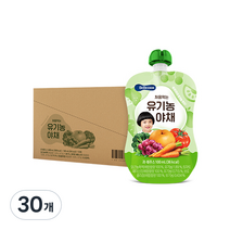 베베쿡 처음먹는 유기농 야채 100ml, 과일야채맛, 30개