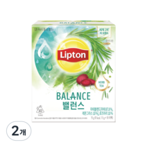 립톤 허브티 웰니스 밸런스 15티백, 1.5g, 2개, 2개