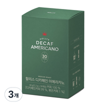 할리스 디카페인 아메리카노, 2.2g, 30개입, 3개