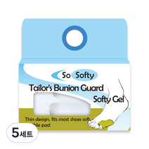 쏘소프티 포렉스 실리콘 새끼 발가락 보조기 화이트 Free, 5세트