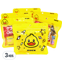 한봄 어린이집 생일선물 답례품 간식 세트, 3세트, 간식 7종 x 6p + 라벨스티커 20p