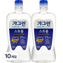가그린 스트롱 구강청결제, 1200ml, 10개입