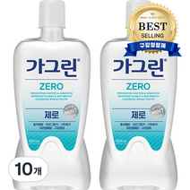 가그린 제로 구강청결제, 1200ml, 10개