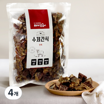 야아부르니 수제간식 대용량팩, 양목뼈, 4개
