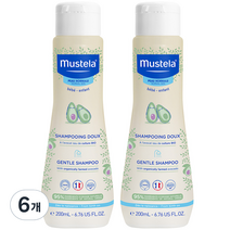 무스텔라 유아용 젠틀 샴푸, 200ml, 6개