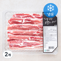 모아미트 캐나다산 보리먹인 암퇘지 삼겹살 (냉동), 800g, 2개