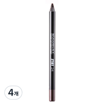 우드버리 스테이24 아이라이너, 브라운, 4개