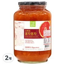 초록원 꿀자몽차, 2kg, 2개