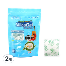 쨍하고해뜰집 실리카겔 액티브다용도 습기제거제 부직포 50g x 20p, 1000g, 2개