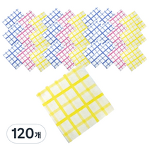 대영 빨아쓰는 체크행주 랜덤발송, 120개, 1개입