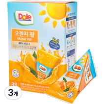 돌 후룻팝 오렌지 8p, 496ml, 3개