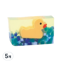 프라이멀엘리먼츠 바디솝 러버덕, 165g, 5개