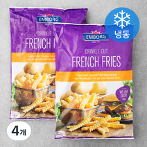 엠보그 프렌치 프라이 크링클 컷 (냉동), 1kg, 4개