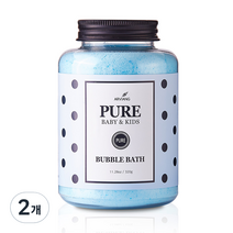 아르비앙 유아용 퓨어 버블바스 거품입욕제 순한 유칼립투스, 320g, 2개