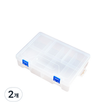 트리 칸칸 수납함 멀티 박스, 혼합 색상, 2개