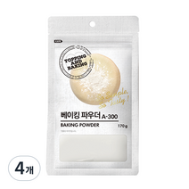 큐원 베이킹 파우더, 170g, 4개