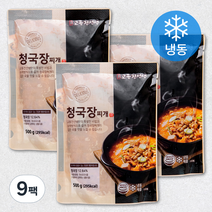 교동전선생 삼백육십오일 집국 청국장찌개 (냉동), 500g, 9팩