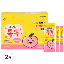 레모나 톡톡 어린이 비타민 간식 2g 100포, 200g, 2개