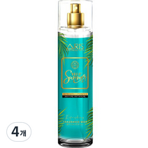 아리스 향수 바디 미스트 헬로써머, 4개, 250ml