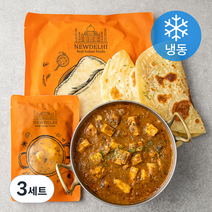 뉴델리 파락파니르 180g + 버터난 180g (냉동), 3세트