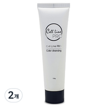 셀라인프로 칼라클렌징 튜브형 100g, 혼합색상, 2개