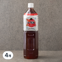 프레시오늘 신선냉장 맑은 계피 생강 5시간 윤성순 장모님 수정과, 1500ml, 4개