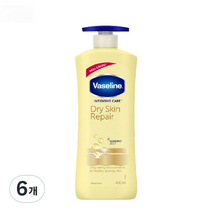 바세린 드라이 스킨 리페어 바디로션, 400ml, 6개