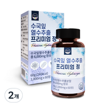 웰리즈 수국잎 열수 추출 프리미엄정 60g, 60정, 2개