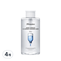 제이엠솔루션 물광 에스오에스 링거 클렌징 워터 블랙, 850ml, 4개