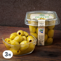 FICACCI 자이언트 올리브 씨제거, 3개, 380g