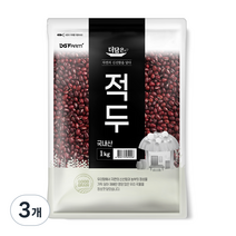 더담은 국산 적두 팥, 1kg, 3개