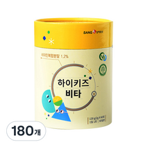 상아제약 하이키즈비타 영양제 2달분, 180개, 2g