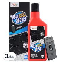 탐사 인덕션&하이라이트 클리너 380ml+ 스크래퍼 세트, 3세트
