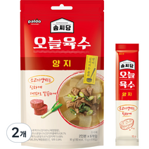 팔도 솜씨당 오늘육수 양지 6p, 90g, 2개