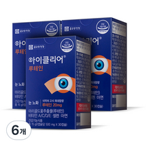 종근당건강 아이클리어 루테인 15g, 30정, 6개