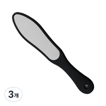 네일 메탈 패디 파일, 블랙, 3개