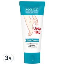 엠오앤씨 우레아 텐 풋크림, 100ml, 3개