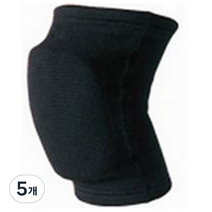 디앤엠 25mm 충격흡수 배구용패드 무릎보호대 837 검정 S, 5개