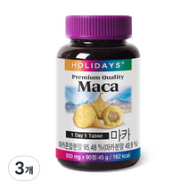 홀리데이즈 마카 45g, 90정, 3개