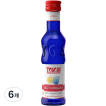 토스키 블루 큐라소 시럽, 250ml, 6개
